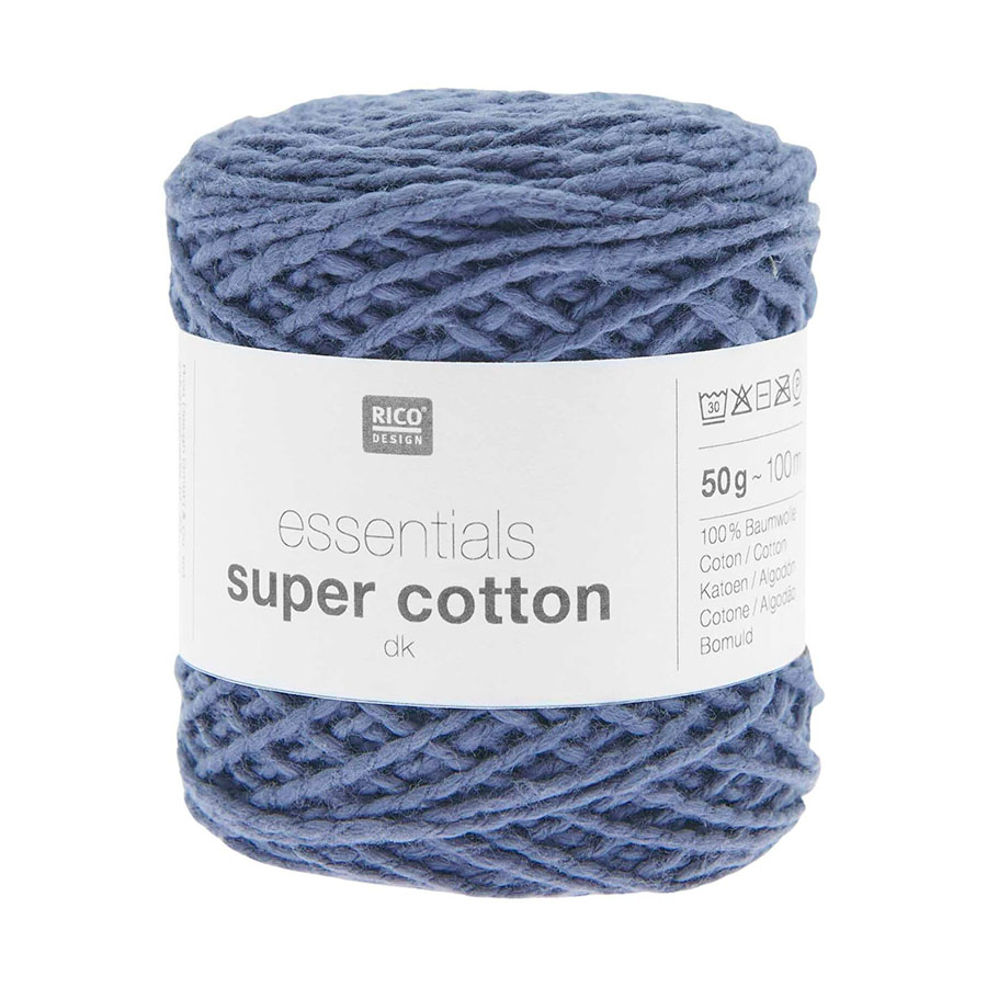 Het garen Essentials Super Cotton van Rico Design is verkrijgbaar bij Garen & Meer